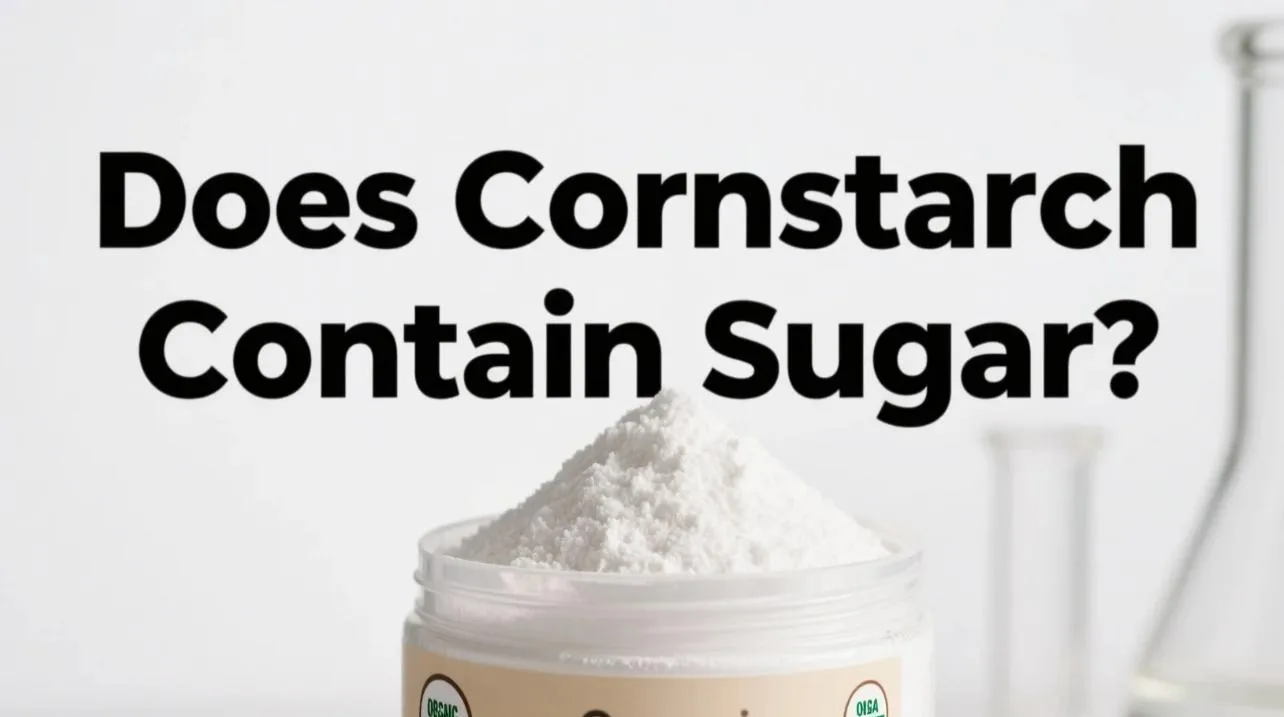 Fécule de maïs : contient-elle du sucre ? 3 Does Cornstarch Contain Sugar