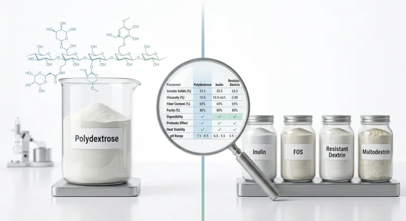 Polydextrose vs autres fibres : comparaison 6 Polydextrose vs Other Dietary Fibers A Comprehensive Comparison for Formulators and Buyers