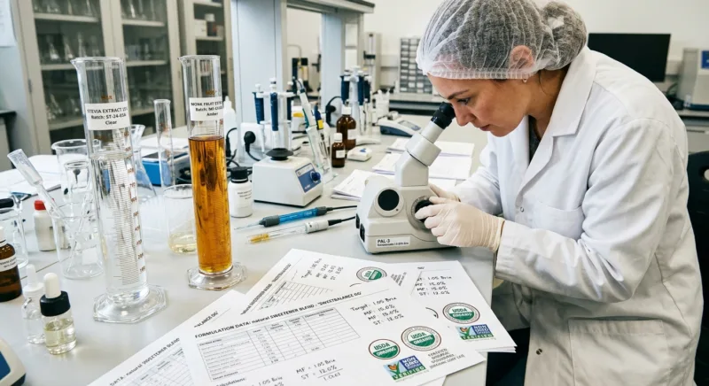 Stévia et fruit du moine : formulation alimentaire 6 Stevia and Monk Fruit Extract in Food and Beverage Formulation