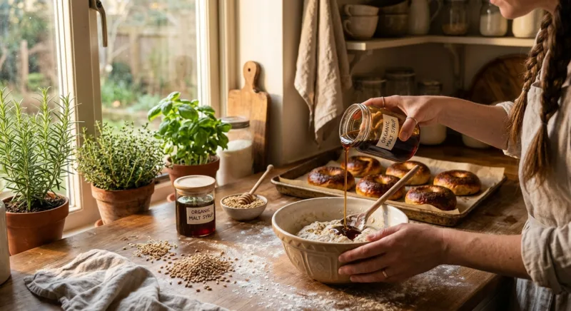 Sirop de malt bio : sublimer vos pâtisseries 4 How to Use Organic Malt Syrup at Home: Baking, Bagels & Cooking