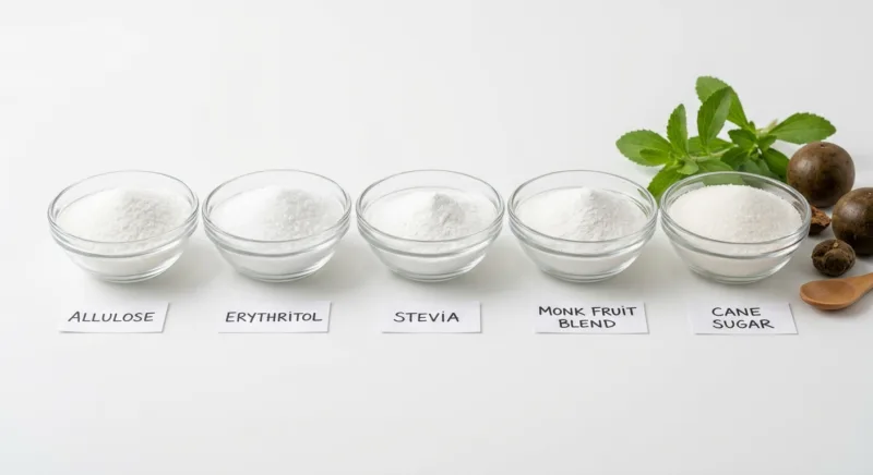 Érythritol biologique vs allulose et stévia 6 Organic Allulose vs. Other Sweeteners Which One Fits Your Product Best