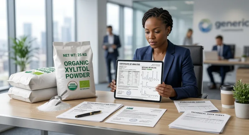 Xylitol biologique : guide d'approvisionnement qualité 8 Sourcing Organic Xylitol Quality Standards, Certifications and Supplier Evaluation Guide