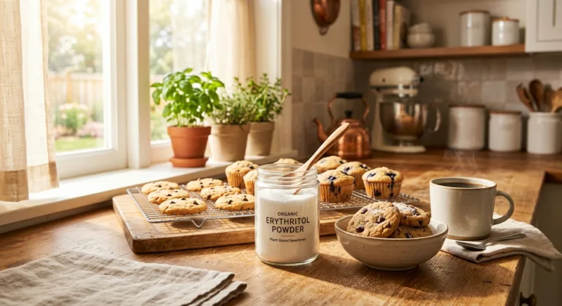 Érythritol bio : pour le régime céto et pâtisserie 6 Sweeten Your Life, Not Your Waistline Organic Erythritol for Keto & Home Baking