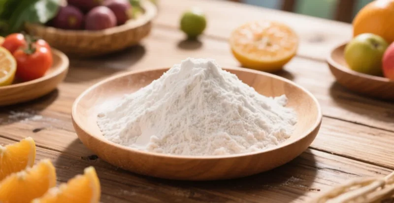 Farine de konjac bio : épaississant étiquette propre 1 organic konjac flour