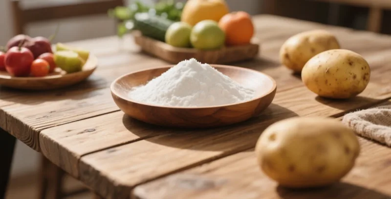 Fécule de pomme de terre bio : meilleur épaississant ? 10 organic potato starch powder