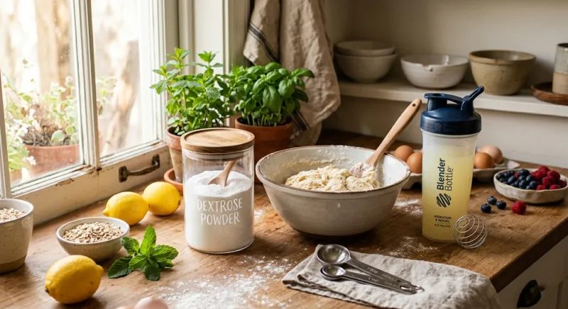 Dextrose en poudre : pâtisserie, boissons et sport 3 How to Use Dextrose Powder at Home Baking, Beverages and DIY Sports Drinks